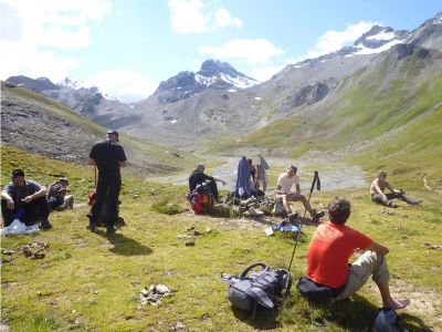 014-Letzte Rast vor der Heidelberger Huette